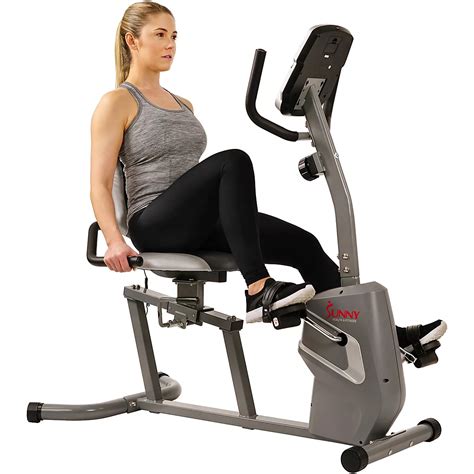 Sunny Health And Fitness Magnetic Recumbent Exercise Bike Academy