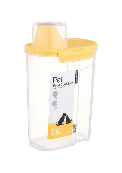 LocknLock Dry Pet Food Container With Measuring Cup 2 4L 7pets