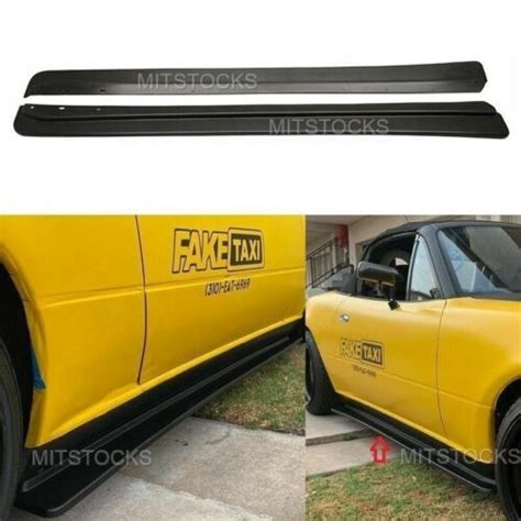 Fits Miata Na Mx Fd Style Side Skirts Extension Lip Splitter