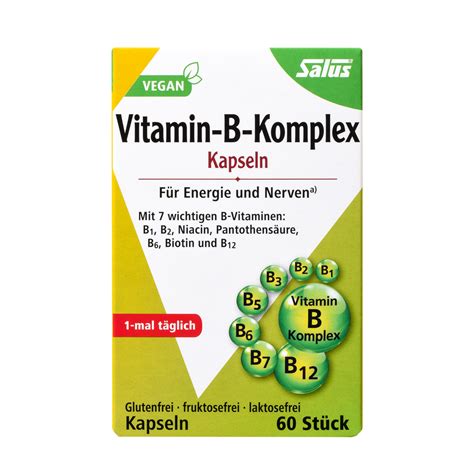 Vitamin B Complex Capsules Salus Haus