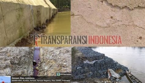 Semenjak Pembangunan Turap Sungai Kampar Di Desa Rumbio Akses Jalan