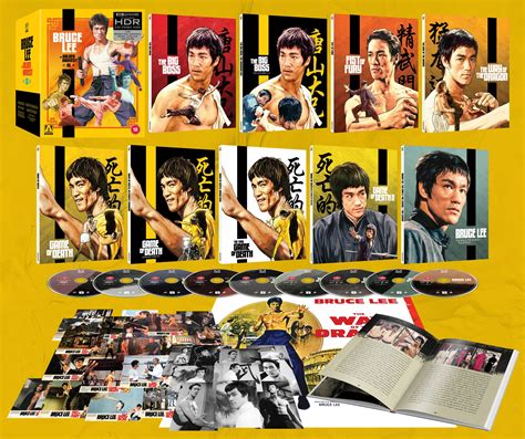 Bruce Lee At Golden Harvest 4k Blu Ray Limited Edition Box Set