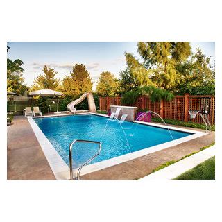 Geometric Outdoor Inground Swimming Pools Classique Piscine