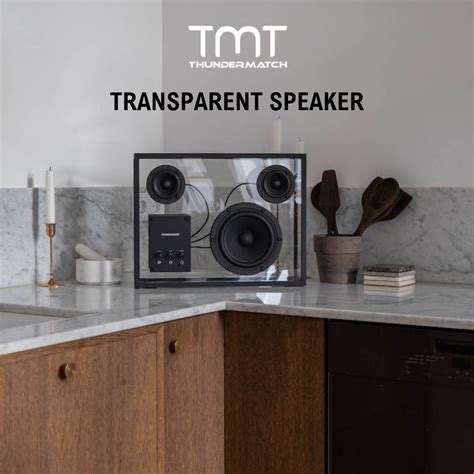 Transparent Bluetooth Speaker By TRANSPA RENT From Sweden Small Big