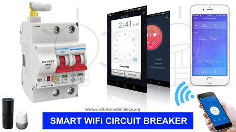 Smart Wifi Circuit Breaker Automatic Remote Control Protection Youtube