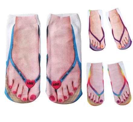 There Are Human Feet In Sandals Socks For People With Ugly Feet