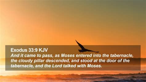 Exodus 33 9 KJV Desktop Wallpaper And It Came To Pass As Moses