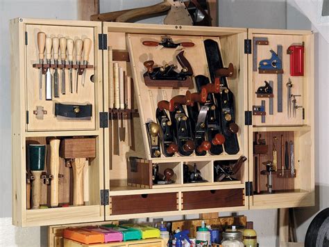 Hand Tool Cabinet With Hand Cut Joinery Finewoodworking