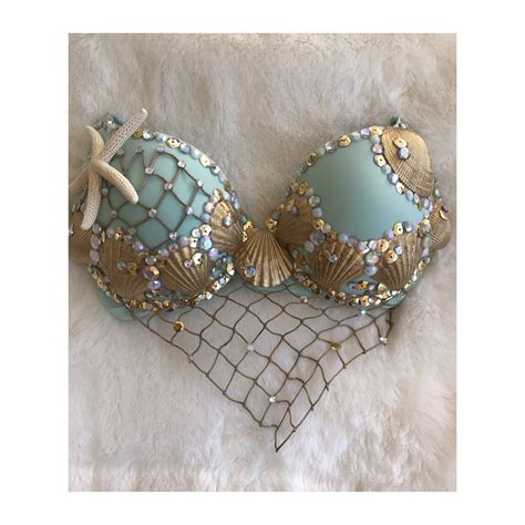 Sea Shell Mermaid Bra Etsy