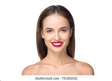Portrait Gorgeous Naked Woman Smiling Camera Stock Photo Shutterstock