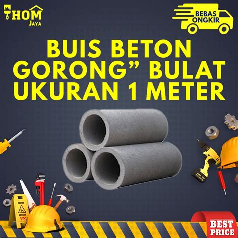 Jual Buis Beton Bulat Gorong Bulat Meter Shopee Indonesia