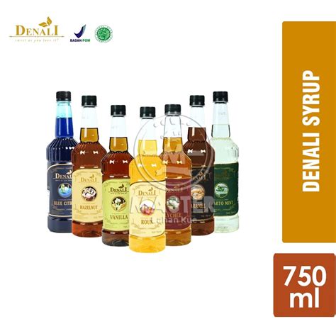 Jual Syrup Denali Syrup Flavours Botol Plastik 750ml Shopee