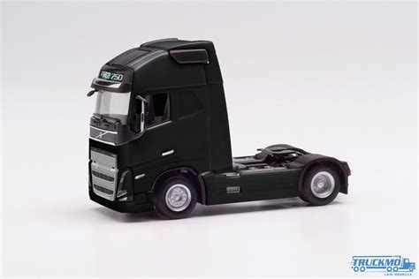 Herpa Volvo FH16 Globetrotter XL Schwarz 313353 002 TRUCKMO Lkw