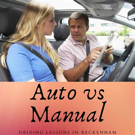 Automatic Driving Lessons Vs Manual In Beckenham Els Driving School