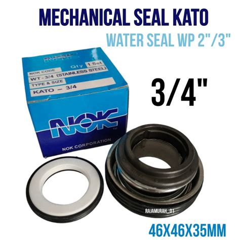 Jual Mechanical Sil Seal Kato Mesin Pompa Air Alkon Type Wp Wp