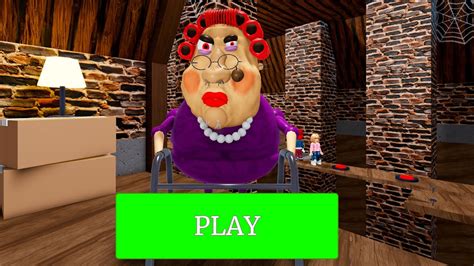 Escape Evil Grandma New Scary Obby Roblox Full Game Youtube