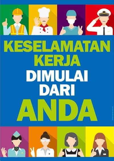 Slogan Keselamatan Safety Poster Indonesia