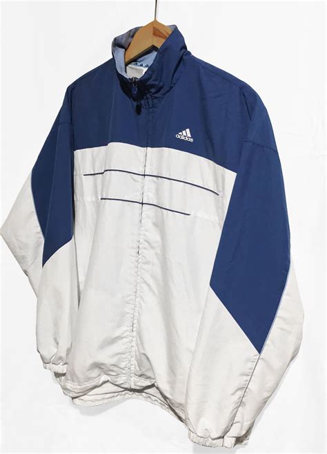 Vintage 90S Adidas Women S Windbreaker Tracksuit Top Etsy Womens