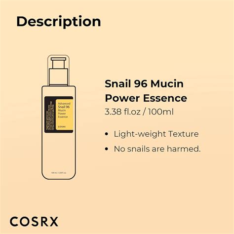 Cosrx Snail Mucin Power Repairing Essence Fl Oz Ml