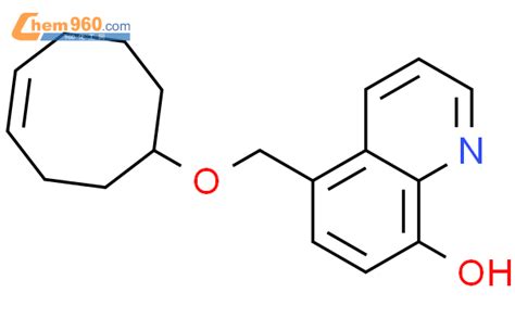 869318 49 0 8 Quinolinol 5 4 cycloocten 1 yloxy methyl 化学式结构式分子式