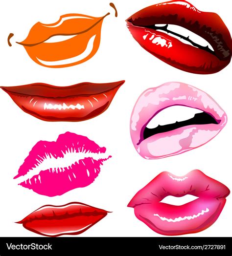 Lips Sex Pink Icon Women Royalty Free Vector Image