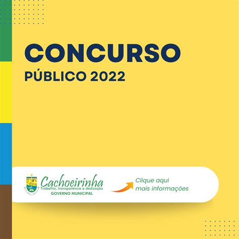 CONCURSO PÚBLICO 2022 Prefeitura de Cachoeirinha