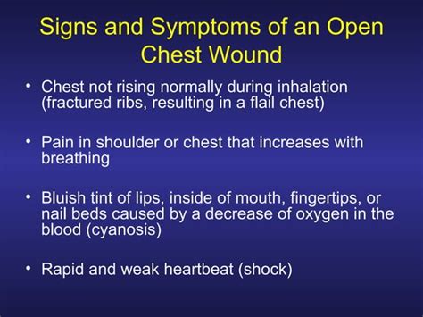 Treating Penetrating Chest Trauma PPT