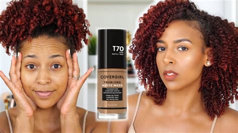 CoverGirl Trublend Matte Made Foundation | Demo + Swatches + Review ...