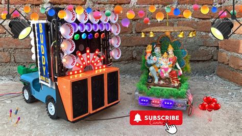 DIY Shivratri Big Dj Navratri Radha Krishna Big DJ Truck New Shiv