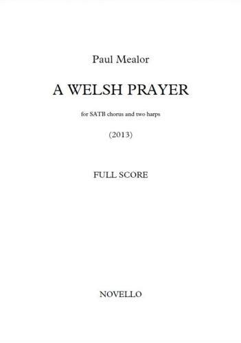 Paul Mealor A Welsh Prayer Full Score Notlagret