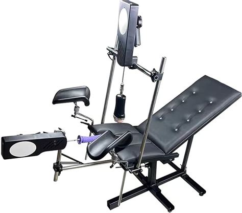 Amazon FREDORCH BDSM Sex Chair Bench With 2 Sex Machine Restraint