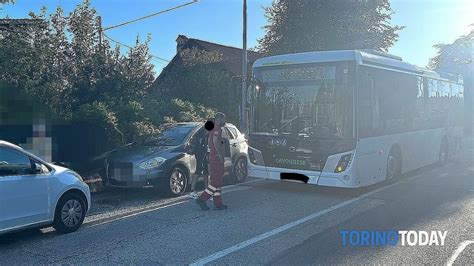 Baldissero Torinese Via Superga Incidente Stradale Scontro