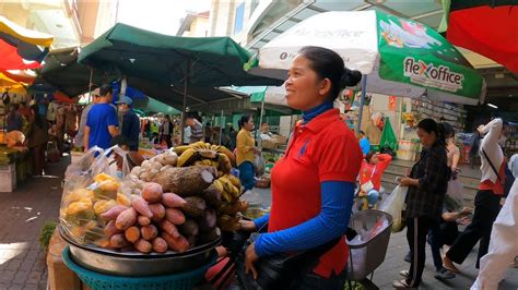 Popular Walking Tour Cambodian Market Street Food In Phnom Penh