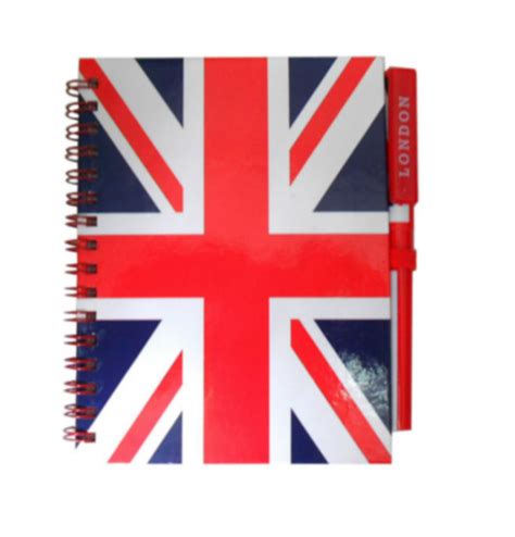 UNION JACK NOTEBOOK PEN The Gift Wholesaler