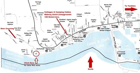 Midway Gulch @ Lewis and Clark Lake - Area Maps