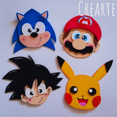 Personajes Foami Creative Crafts Mario Bros Crafts