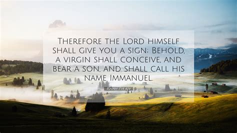 Isaiah 7:14 KJV Desktop Wallpaper - Therefore the Lord himself shall ...