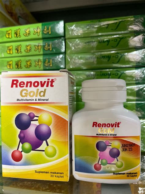 Renovit Gold Multivitamin Dan Mineral Isi Kapsul Lazada Indonesia