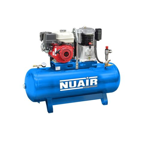 Nuair Petrol Receiver Mounted Air Compressors Compressed Air Systems