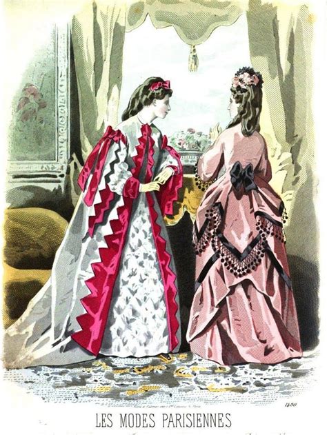 Les Modes Parisiennes 1872 Victorian Women Victorian Era Victorian