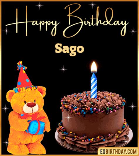 Happy Birthday Sago  🎂 Images Animated Wishes【28 S】