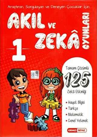 K Rm Z Beyaz Yay Nlar S N F Ak L Ve Zeka Oyunlar Bkmkitap