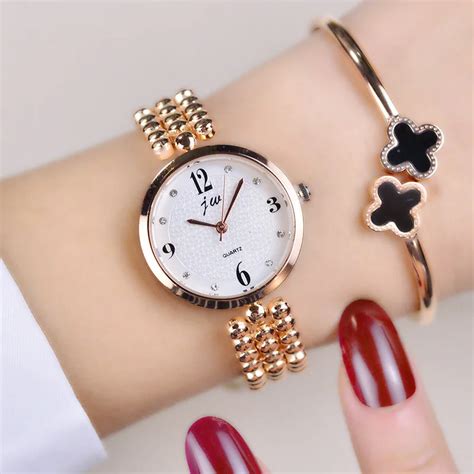 2018 New Brand Jw Quartz Watch Women Luxury Gold Silver Wristwatches