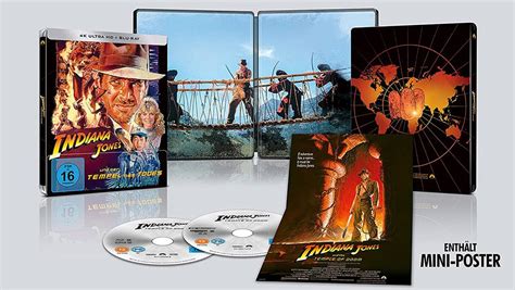 Indiana Jones und der Tempel des Todes im 4K Steelbook für 19 99