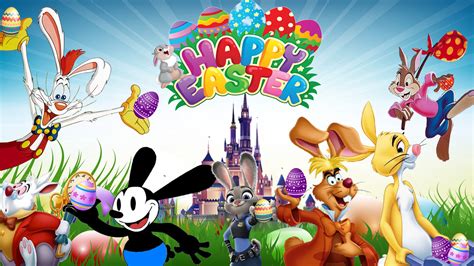 Disney Rabbits Happy Easter By Thekingblader995 On Deviantart