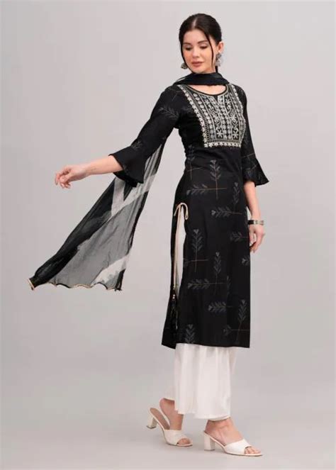 Buy MAUKA Women New Printed Kurti With Sharara Dupatta Set Online At