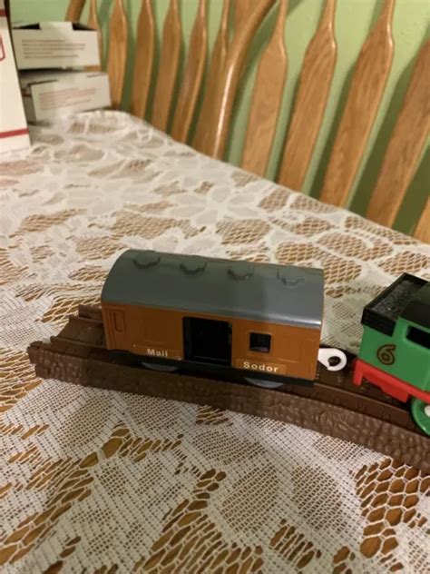 Thomas Friends Trackmaster Motorized Percy Sodor Mail Car Train