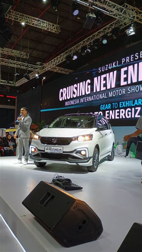 All New Ertiga Hybrid Cruise Melantai Di Iims Tawarkan Desain