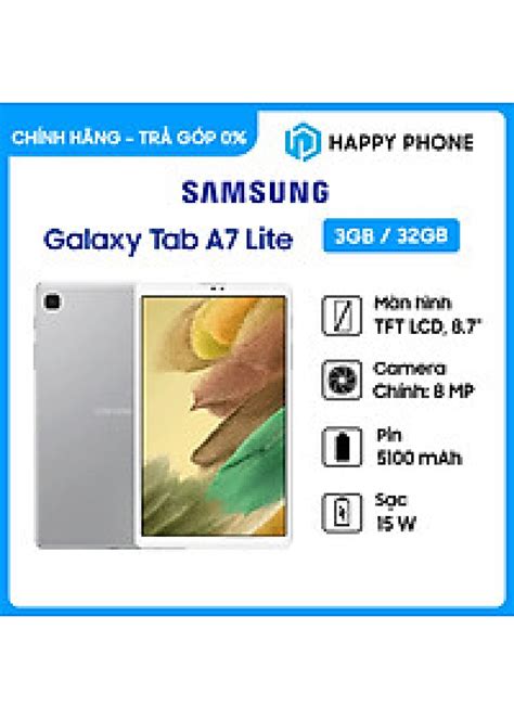 Máy Tính Bảng Samsung Galaxy Tab A7 Lite Lte Sm T225 ĐÃ KÍch HoẠt