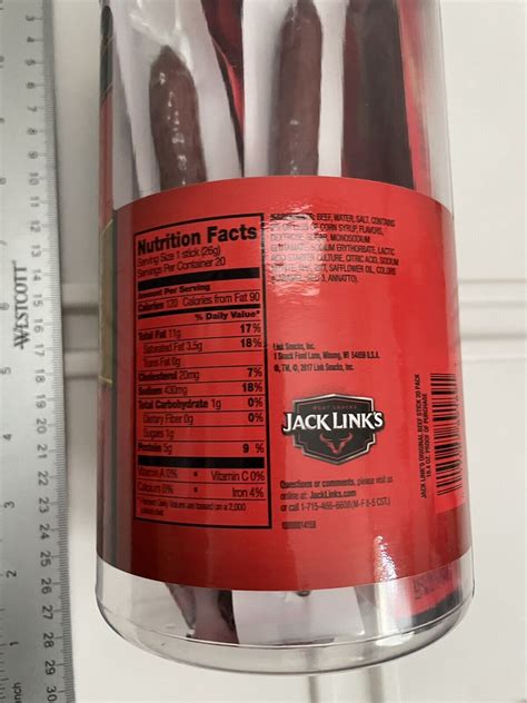 Jack Link S Original Beef Sticks 0 92 Oz 20 Ct Ebay